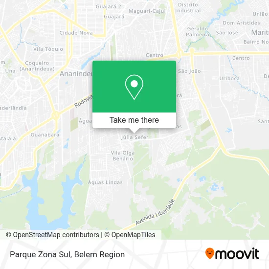 Parque Zona Sul map