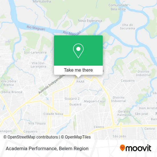 Academia Performance map