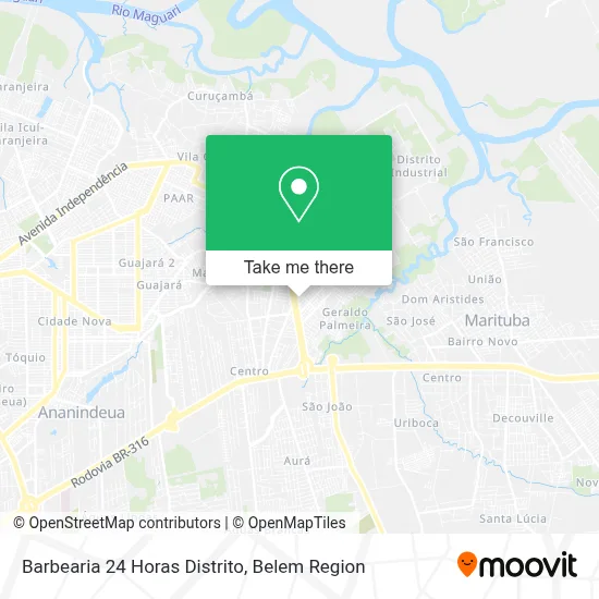 Barbearia 24 Horas Distrito map