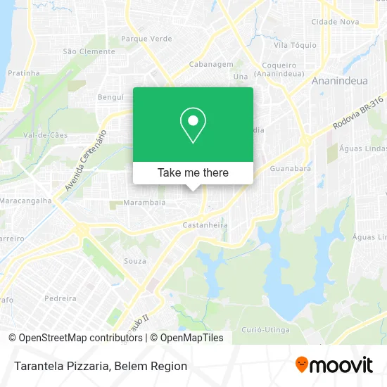 Tarantela Pizzaria map