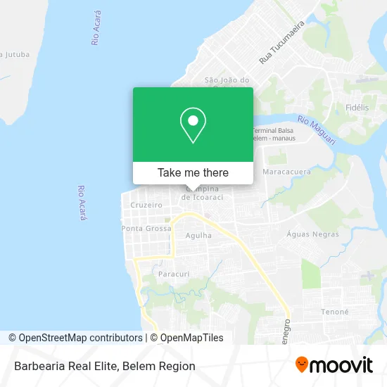 Barbearia Real Elite map