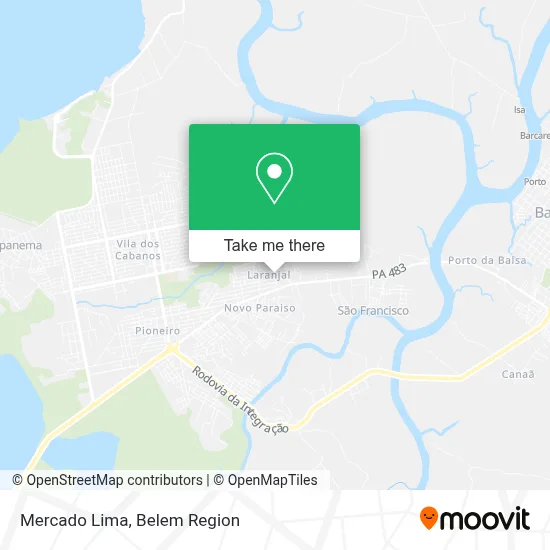 Mercado Lima map