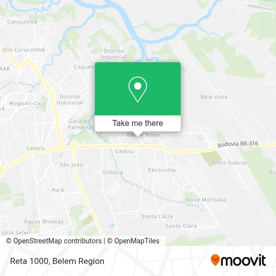 Reta 1000 map