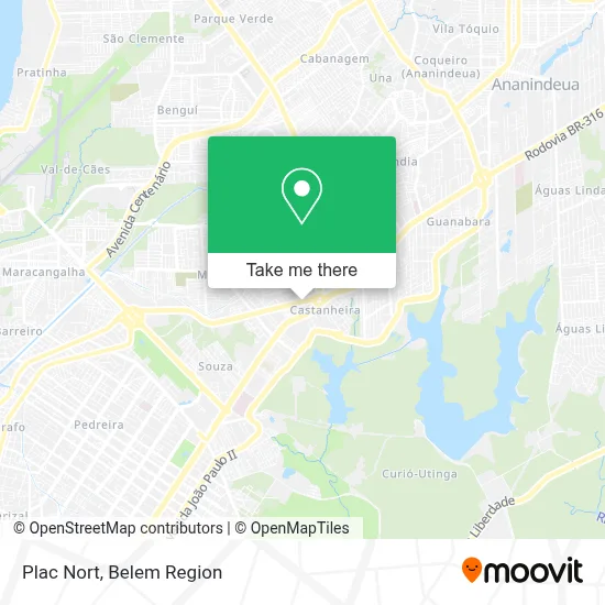 Plac Nort map