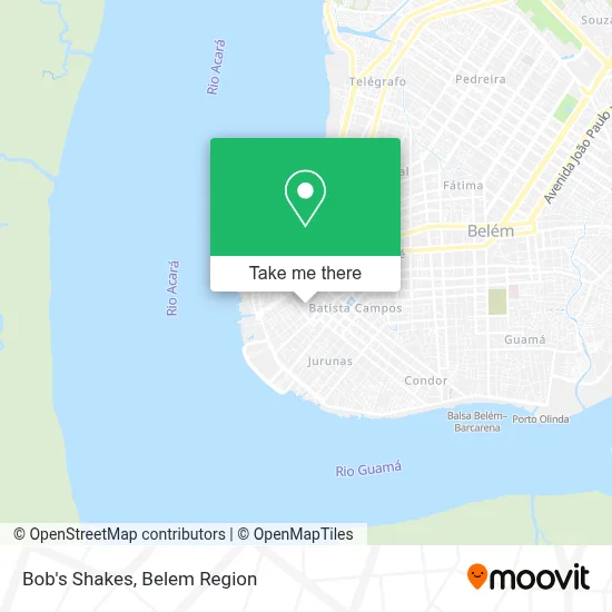 Bob's Shakes map