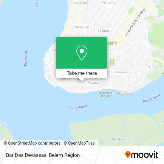 Bar Das Devassas map