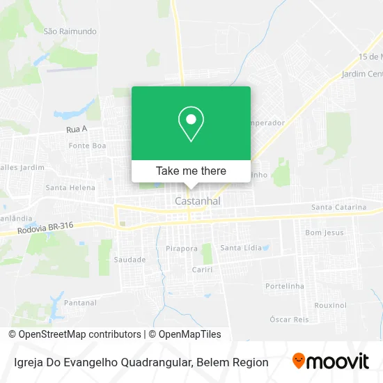 Igreja Do Evangelho Quadrangular map
