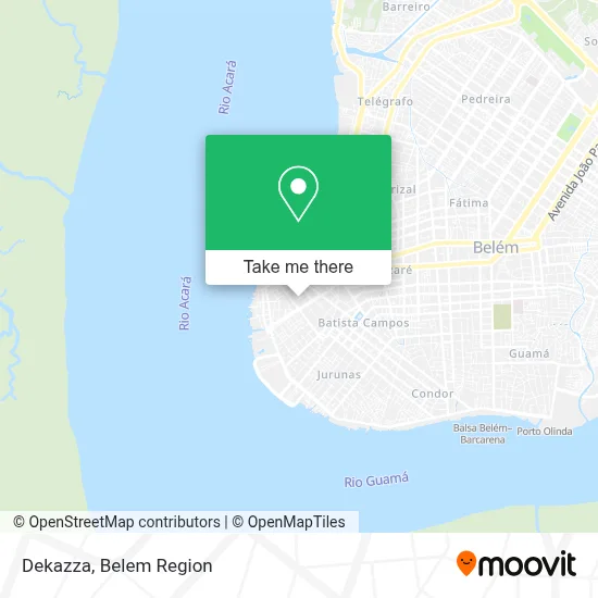 Dekazza map