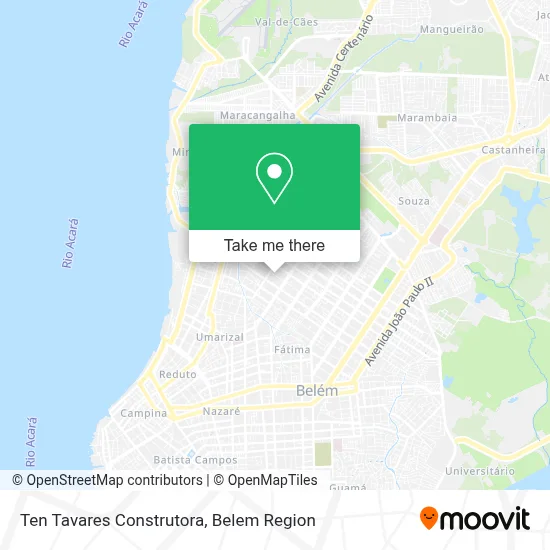 Ten Tavares Construtora map