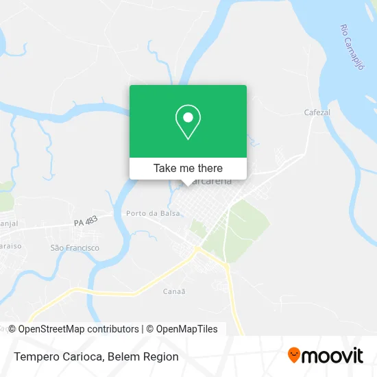 Tempero Carioca map