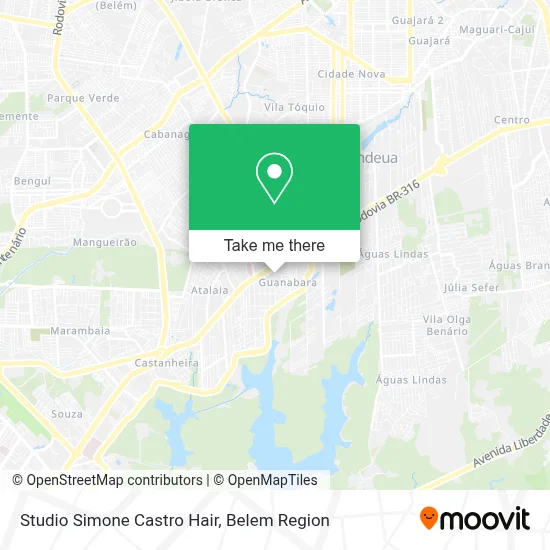Studio Simone Castro Hair map