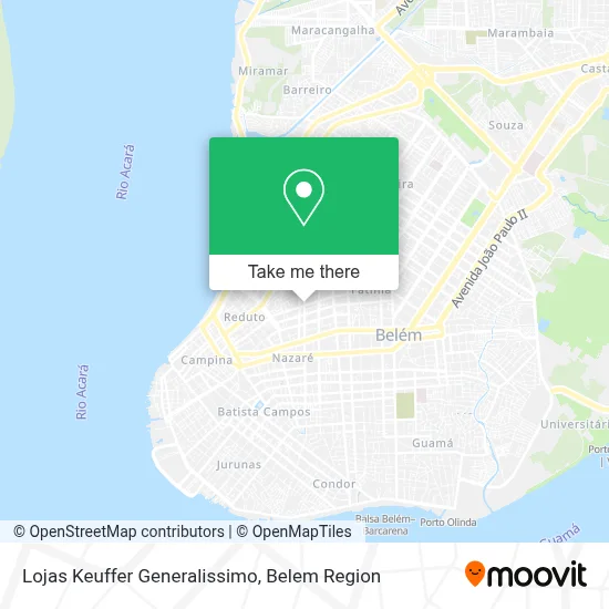 Lojas Keuffer Generalissimo map
