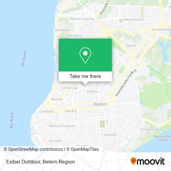 Exibel Outdoor map