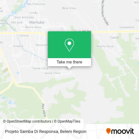 Projeto Samba Di Responsa map
