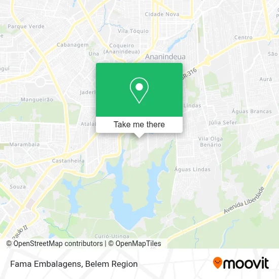 Fama Embalagens map