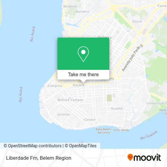 Liberdade Fm map
