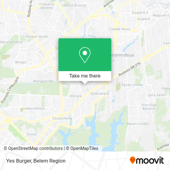 Yes Burger map
