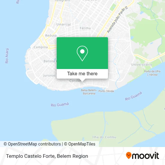 Templo Castelo Forte map