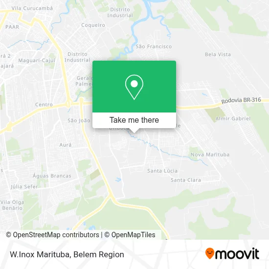 W.Inox Marituba map
