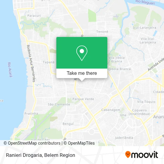 Ranieri Drogaria map