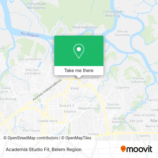 Academia Studio Fit map
