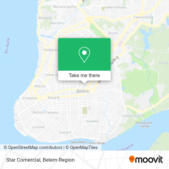 Star Comercial map