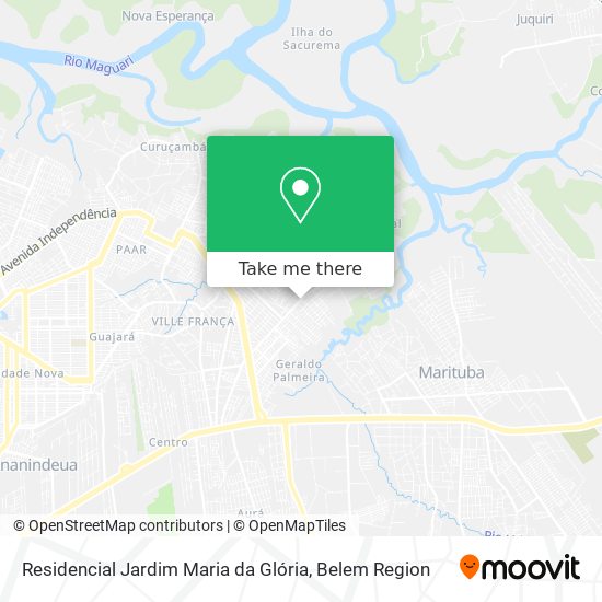 Residencial Jardim Maria da Glória map