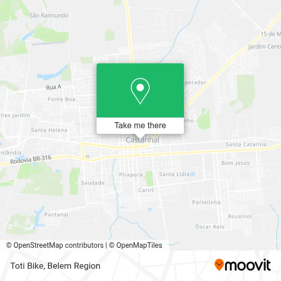 Toti Bike map