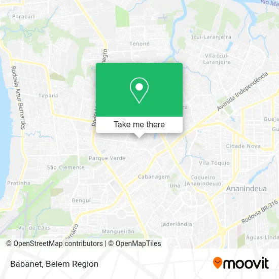 Babanet map