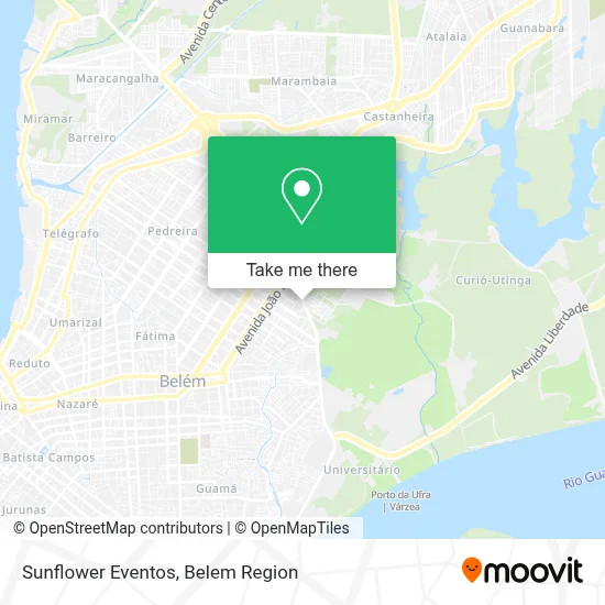 Sunflower Eventos map