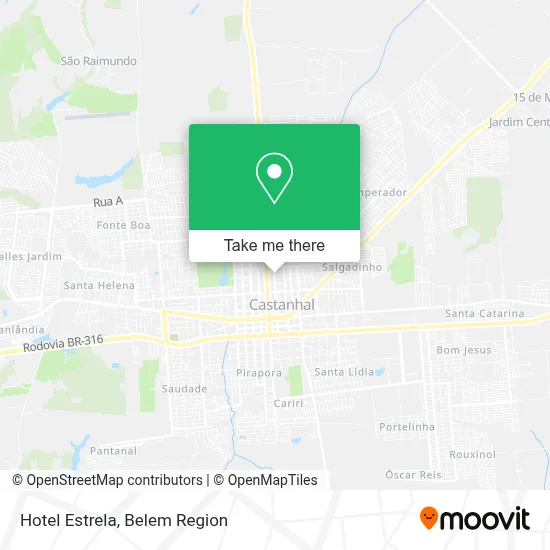 Hotel Estrela map