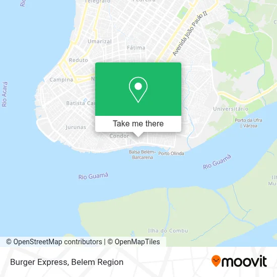 Burger Express map
