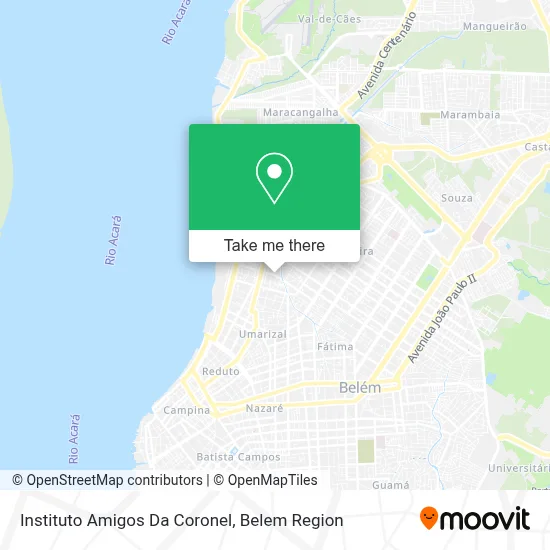 Instituto Amigos Da Coronel map