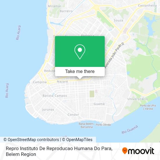 Repro Instituto De Reproducao Humana Do Para map