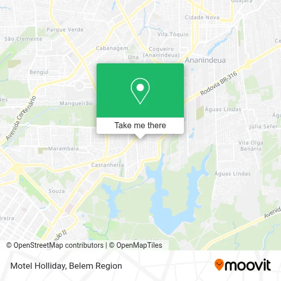 Motel Holliday map