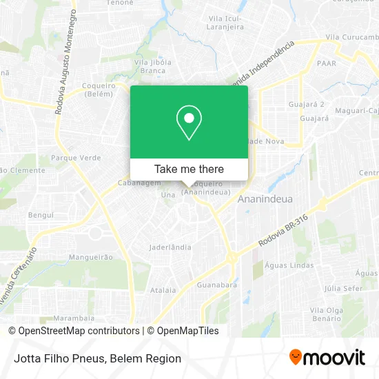 Jotta Filho Pneus map