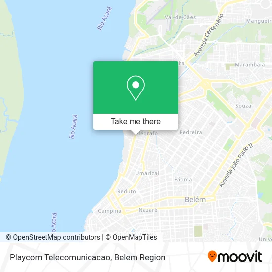 Playcom Telecomunicacao map