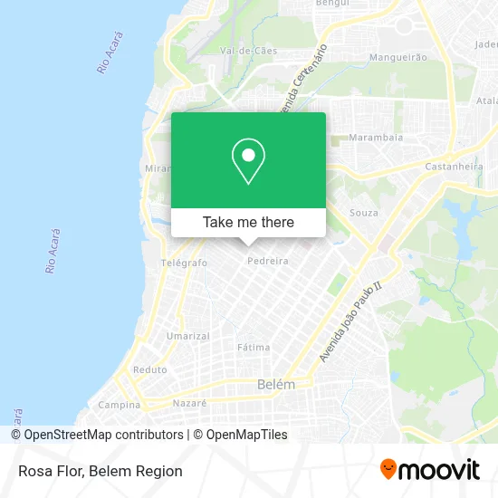 Rosa Flor map
