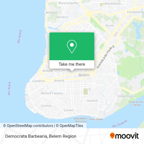 Democrata Barbearia map