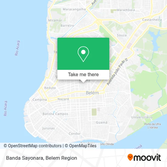 Banda Sayonara map