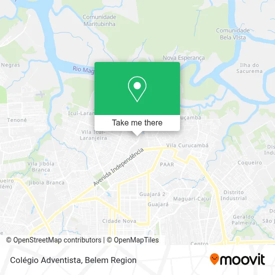 Colégio Adventista map