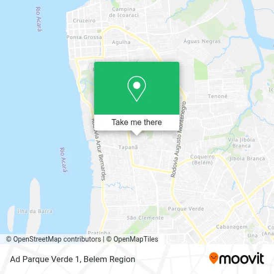 Ad Parque Verde 1 map