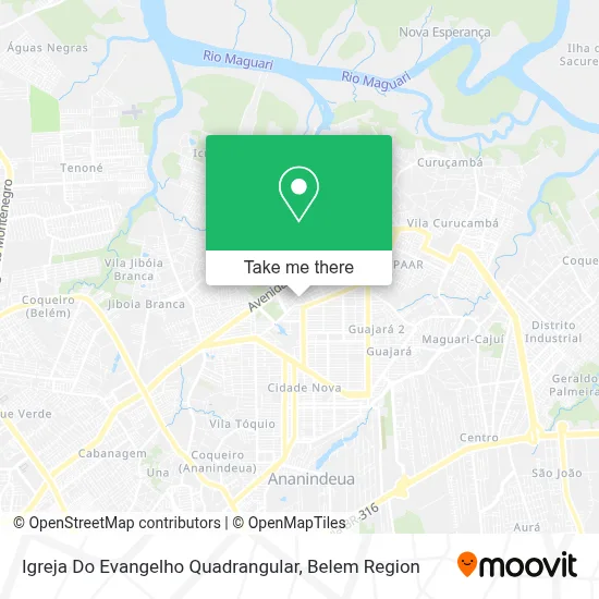 Igreja Do Evangelho Quadrangular map