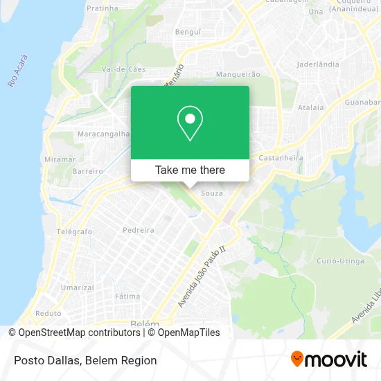 Posto Dallas map