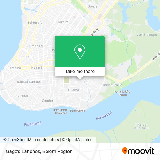 Gago's Lanches map