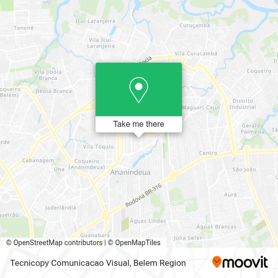 Tecnicopy Comunicacao Visual map
