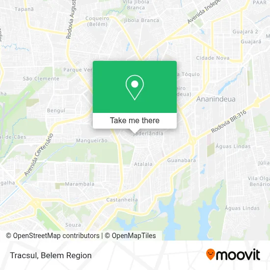 Tracsul map