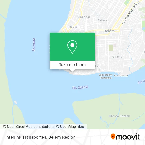Interlink Transportes map