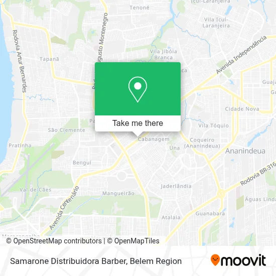 Samarone Distribuidora Barber map