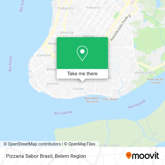 Pizzaria Sabor Brasil map